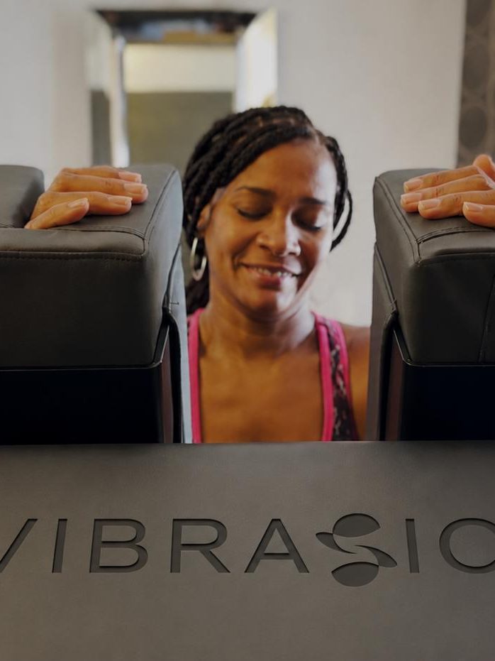 Cliente installée sur le dispositif VibraSion